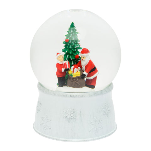 Sfera Vetro Babbo Natale