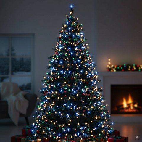 Lucciole Led Natale 50 Luci
