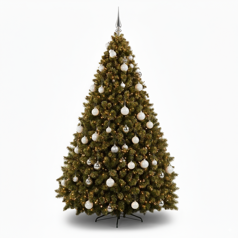 Kit Albero Di Natale Germogliato Addobbato H 150 cm
