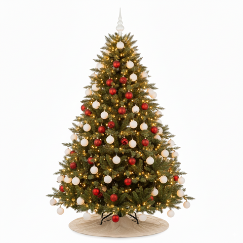 Kit Albero Di Natale Zar Della Steppa Addobbato H 140 cm