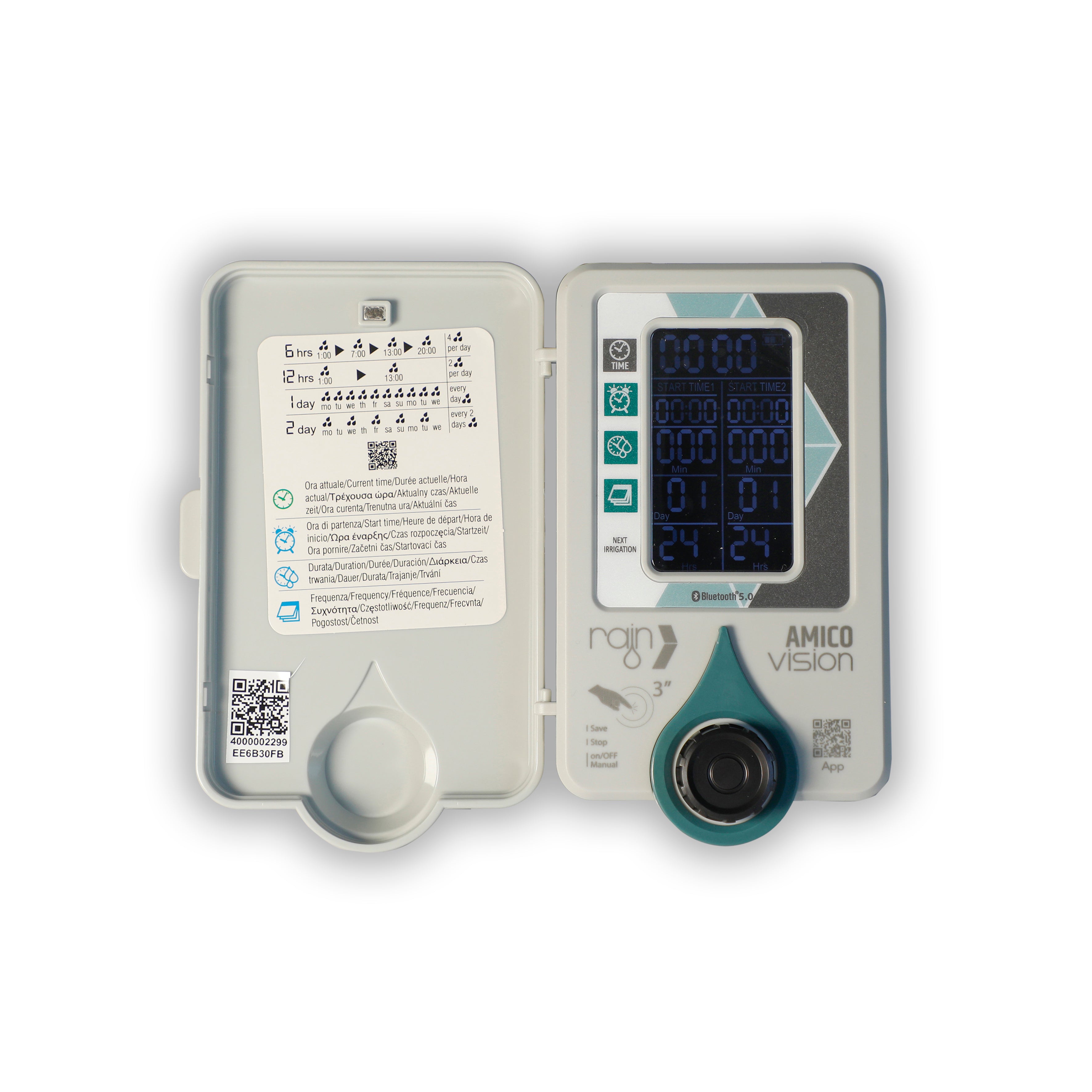 Centralina Irrigazione Bluetooth Rain 'Click' - Programmabile Via App, Attacco 1' F - Foto 8