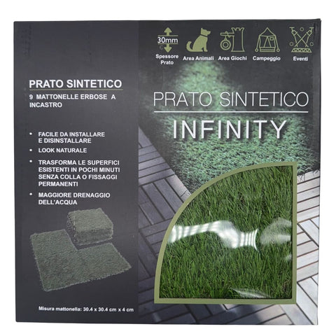 PRATO INFINITY MATTONELLA 30cm x 30cm 30 Conf. 9 Pz