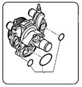 Pompa Acqua Dolce Per Motore VM MR506 V6