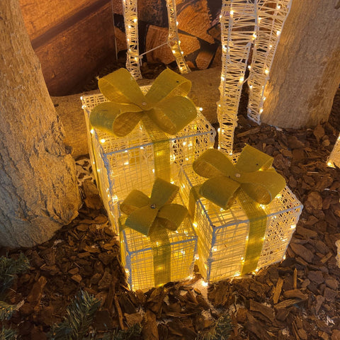 Set 3 Pacchi Regalo Di Natale 3D