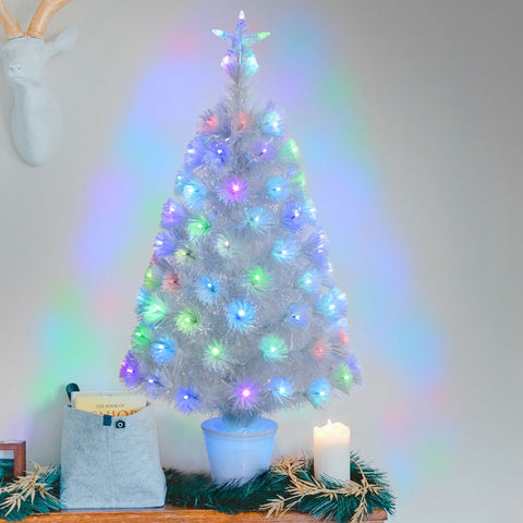 Albero Di Natale Trasparente Multicolor