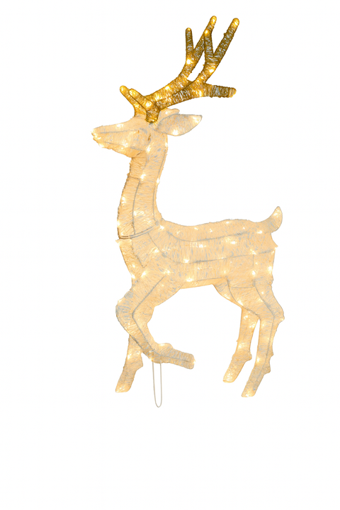 Renna Babbo Natale 3D Zampa Alzata