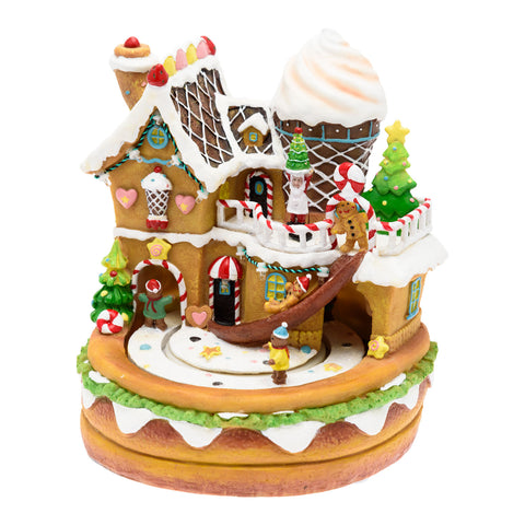 Villaggio Babbo Natale - Casa Marzapane - 2 Movimenti Rotanti