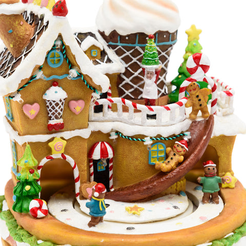 Villaggio Babbo Natale - Casa Marzapane - 2 Movimenti Rotanti