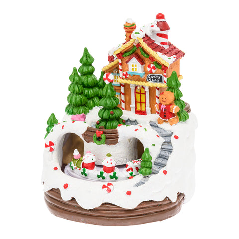 Villaggio Di Natale Innevato - Casa Marzapane - Trenino Cake