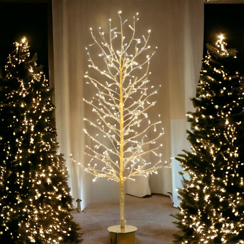 Albero Di Natale TIGLIO Base Champagne