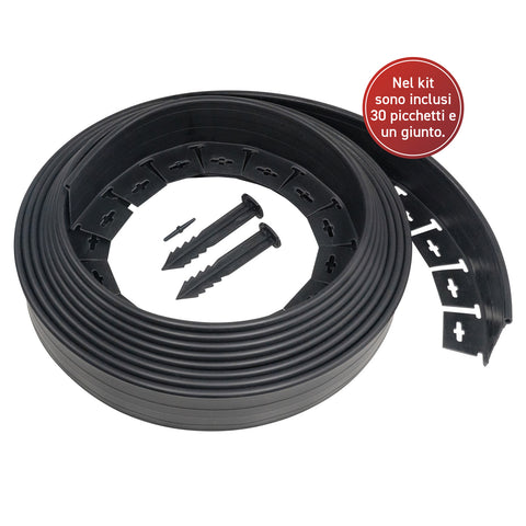 Bordura Ad "L" 10 metri + Picchetti 30 Pz