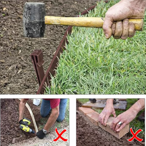 Bordure In Plastica Riciclata 12 Mt