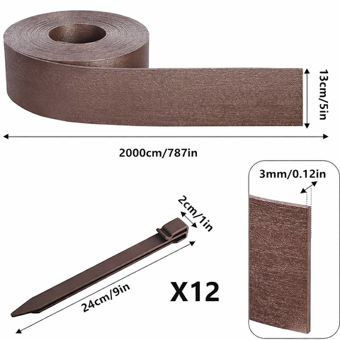 Bordure In Plastica Riciclata 12 Mt