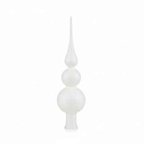 Puntale Albero Natale BIANCO