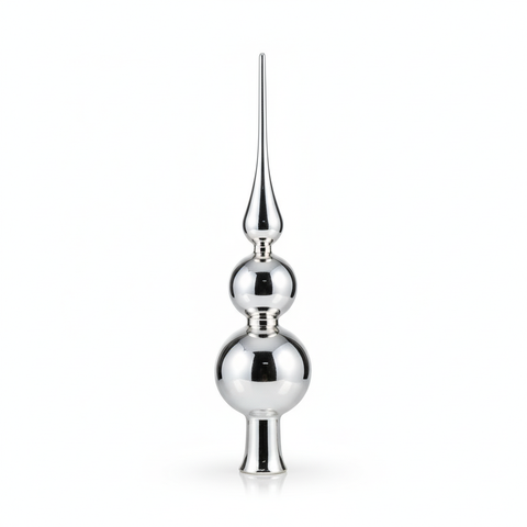 Puntale Albero Natale ARGENTO