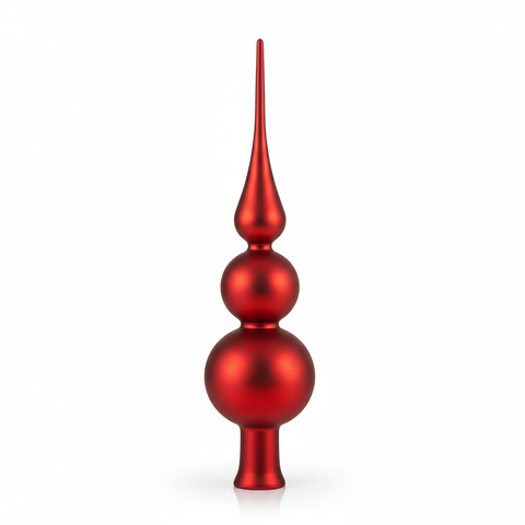 Puntale Albero Natale ROSSO