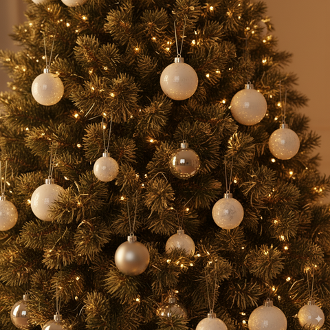 Kit Albero Di Natale Germogliato Addobbato H 150 cm