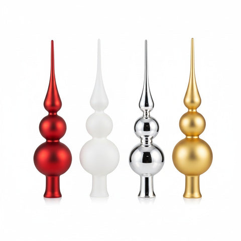 Puntale Albero Natale Vari Colori