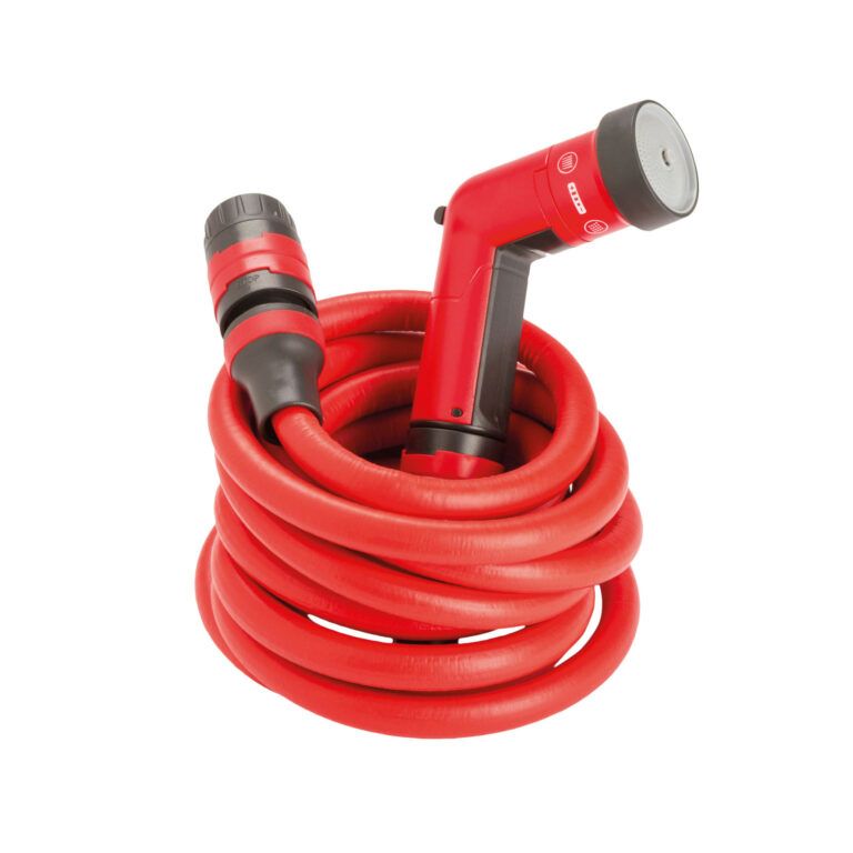 Tubo Da Giardino Homes Garden 5 Stelle – Rosso – 15,2 M X 1,9 Cm – Antigroviglio, Resistente Allo Scoppio